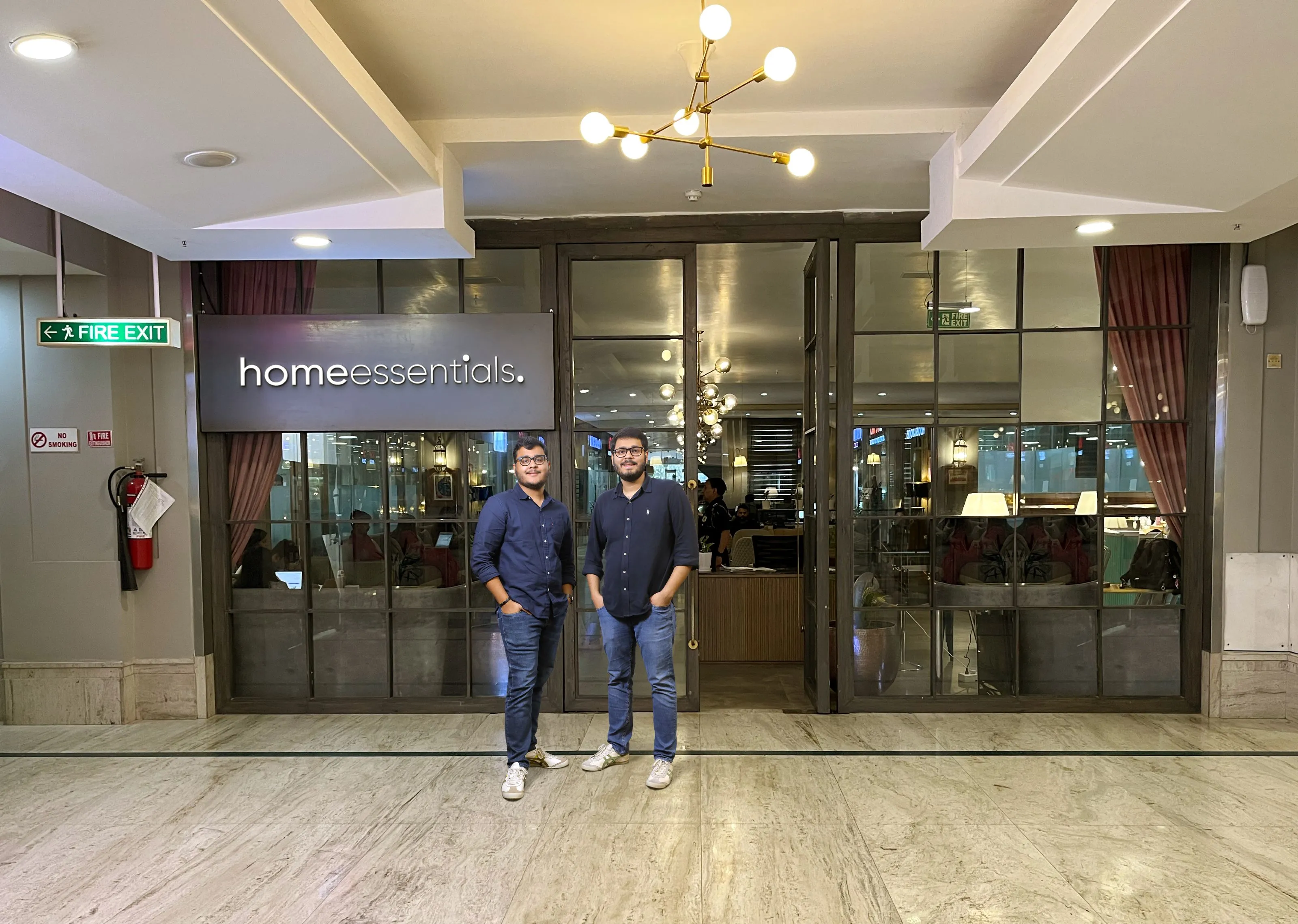 Tanishq and Divyam Jain, Co-Founders of HomeEssential 2
